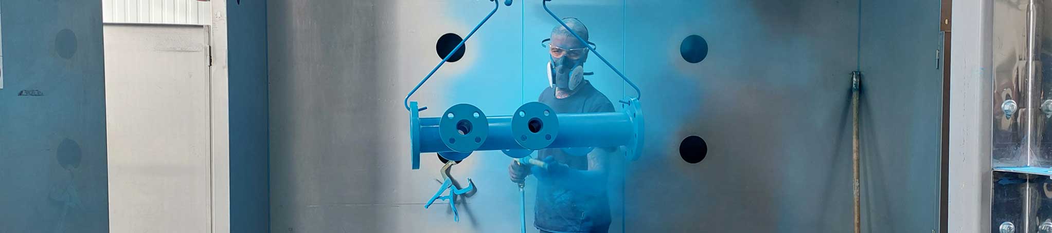Headerbild Website von hawle.ch für Epoxy-Pulverbeschichtung